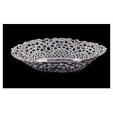 Continental 800 Silver Pierced Oval Dish
