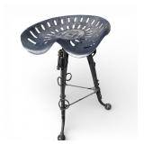 Folk Art Cast Iron Tractor Seat