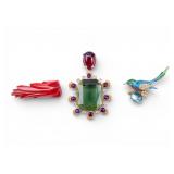 Bakelite and Other Vintage Brooches