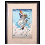 Japanese Woodblock Hasegawa III (1881-1963) COA