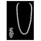 Oversized Faux Pearl Jewelry