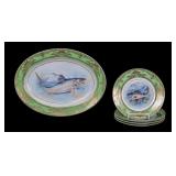 Vintage Noritake Fish Plates and Platter