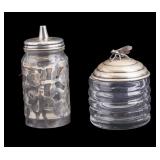 Sterling Silver Lidded Honey Jar, Mexican Silver