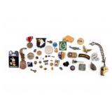 Vintage Pins, Badges, Ephemera