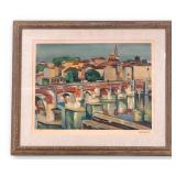 Signed & Numbered Lithograph, F. Desnoyer