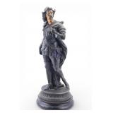 Bronze Musketeer Sculpture