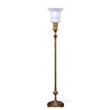 Vintage Carnival Glass Floor Lamp