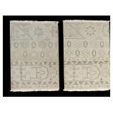 2 Modern Handmade Mats