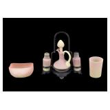 Fenton Burmese Satin Glass Grouping (5 Pc.)