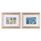 John Schwab (Am. 20th C) Oil on Board (2)