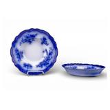 Henry Alcock & Stanley Flow Blue Touraine Bowls