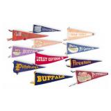 Early 20th C Souvenir Pennants (11)