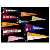 Early 20th C Souvenir Pennants (10)
