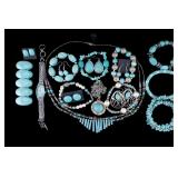 Faux Turquoise Jewelry Collection