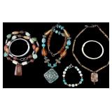 Silver and Stone Jewelry