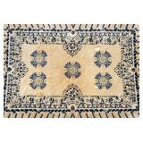 Antique Chinese Rug w/ 5 Medallions