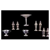 Weighted Sterling Compote and Other Service Pieces