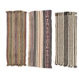 Trio of Indian Woven Rugs
