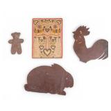 Early PA Dutch Folk Art and Copper Animals