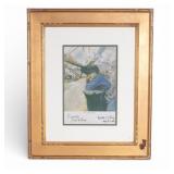 Signed Thorton Oakley Print. The Longshoreman