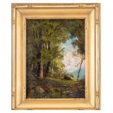 O/c Landscape Forest Scene