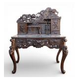 Antique Chinese Carved Desk