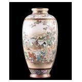 Hand-Painted Japanese Satsuma Vase