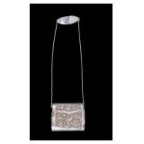 Chinese Silver Filigree Purse w/ Chain