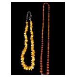 Baltic and Butterscotch Amber Necklaces
