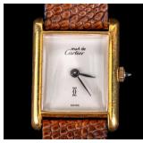 Must de Cartier 18K EP Wrist Watch
