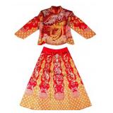 Chinese Silk Embroidered Wedding Dress