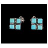 Turquoise Clip Earrings