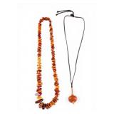 Natural Amber Necklaces (2)