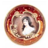 Antique Royal Vienna Hand Painted Porcelain Plate