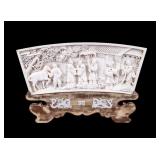 Chinese Republic Period Figural Relief Carving