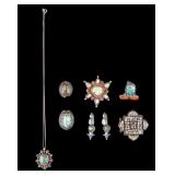 Tibetan Turquoise and Silver Jewelry