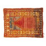 Antique Anatolian Turkish Prayer Rug