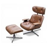 MCM Frank Doerner Armchair and Ottoman