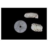 Chinese Abraded Jade Medallions