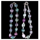 Natural Fluorite Necklaces (2)