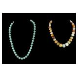 Jade and Green Hardstone Necklaces