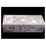 Japanese Silver Repousse Box