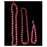 Cherry Catalin Bead Necklaces