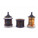 Antique Chinese Silver Lidded Boxes