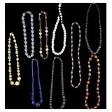 Art Deco Glass Necklaces