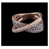 14K Gold Le Vian Diamond Ring IGI Certified