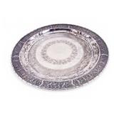 Large Chinese Silver Presentation Tray