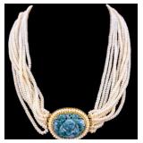 Pearl and Jade Necklace