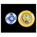 2 Chinese Porcelain Dishes, Marked