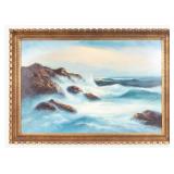 Earl Collins (CT/NY, 1925-92) O/C Seascape